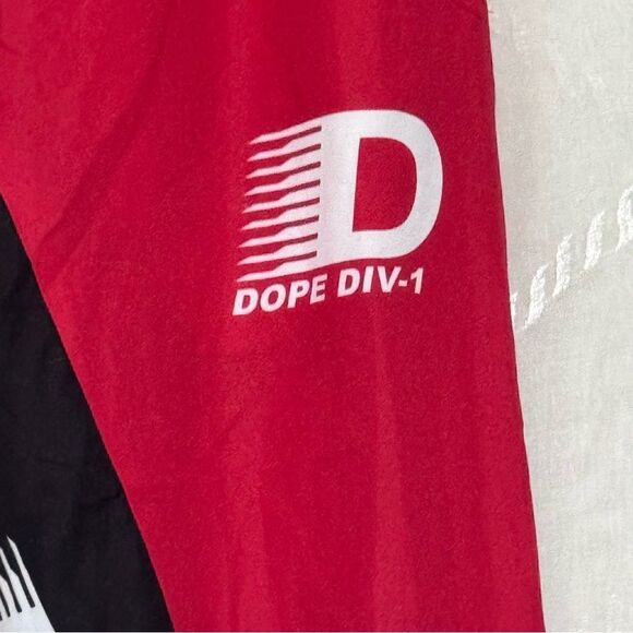 DOPE Sports Red and Blue Windbreaker Style Mens Joggers Sz Small - Picture 3 of 10